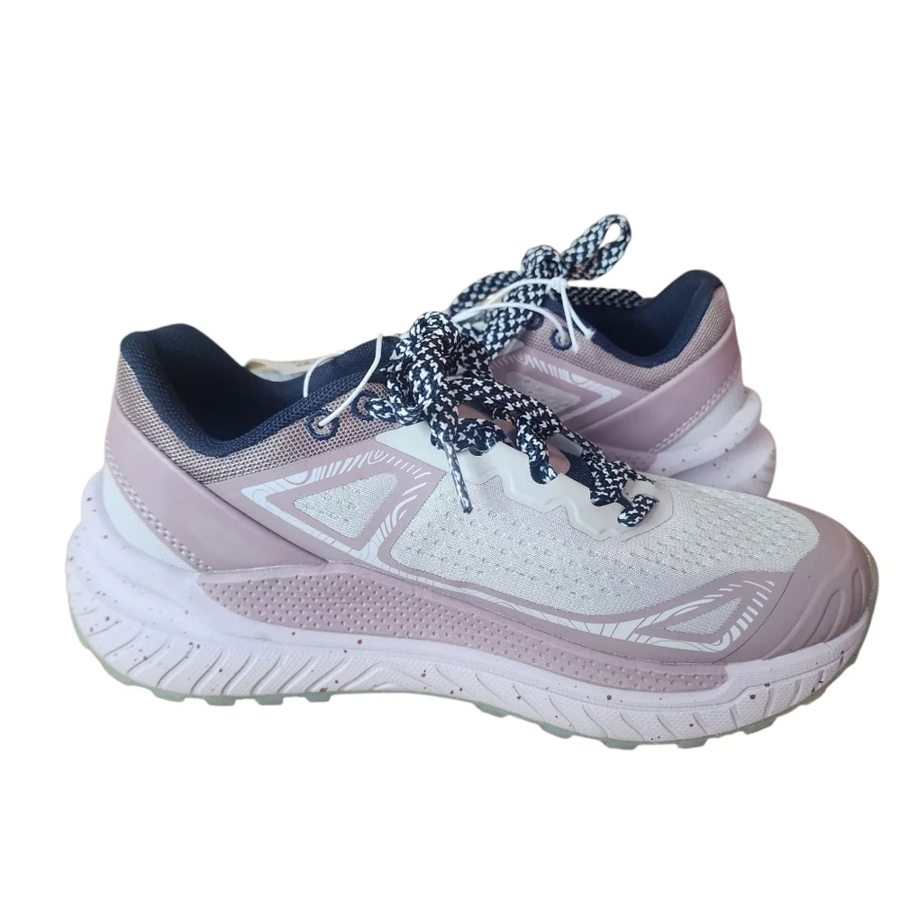 Hi-Tec Women's Size 6 Lilac and Navy Trail Shoes Sneakers New - Picture 2 of 7
